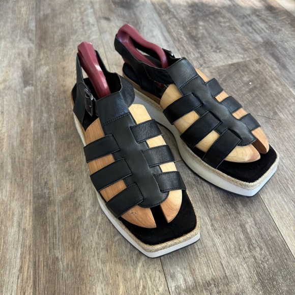 VANELI ERINNA Black Platform Sandals - Picture 6 of 10